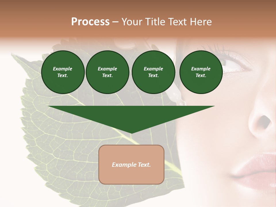 Young Beauty Healthy PowerPoint Template