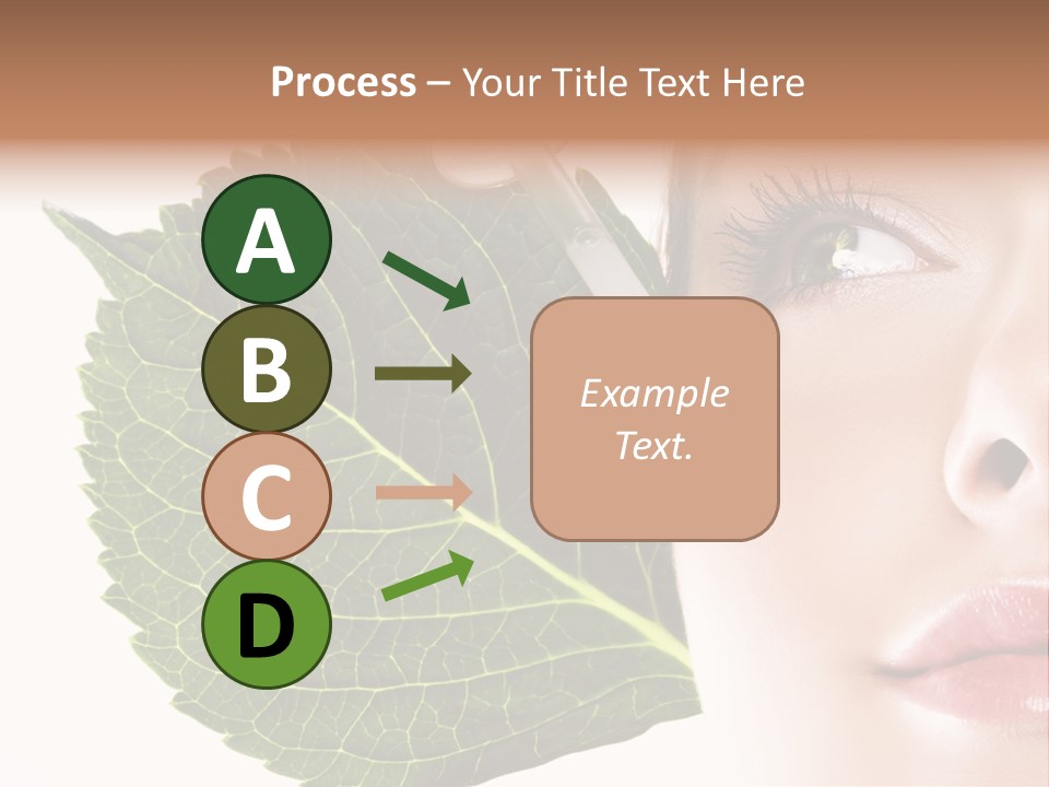 Young Beauty Healthy PowerPoint Template