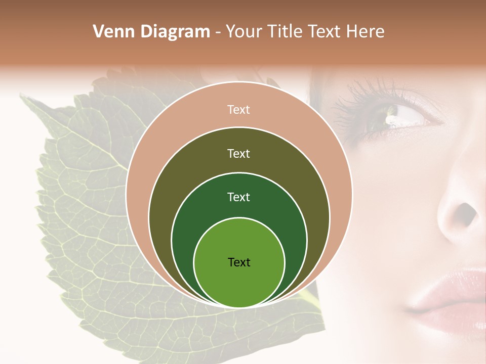 Young Beauty Healthy PowerPoint Template