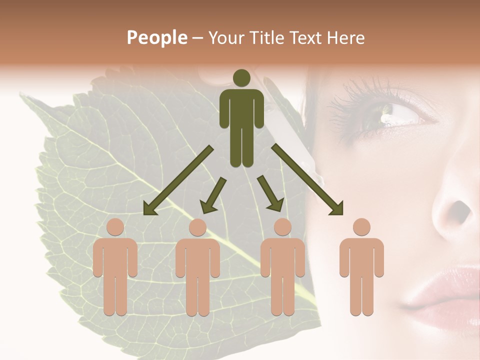 Young Beauty Healthy PowerPoint Template