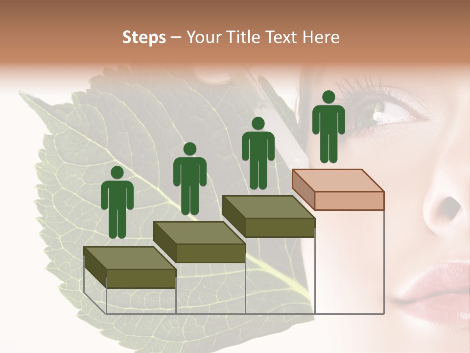 Young Beauty Healthy PowerPoint Template