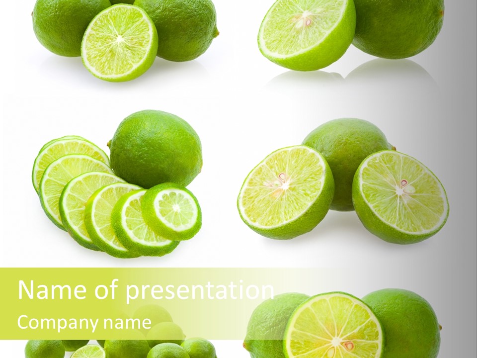 Food Fresh Cut PowerPoint Template