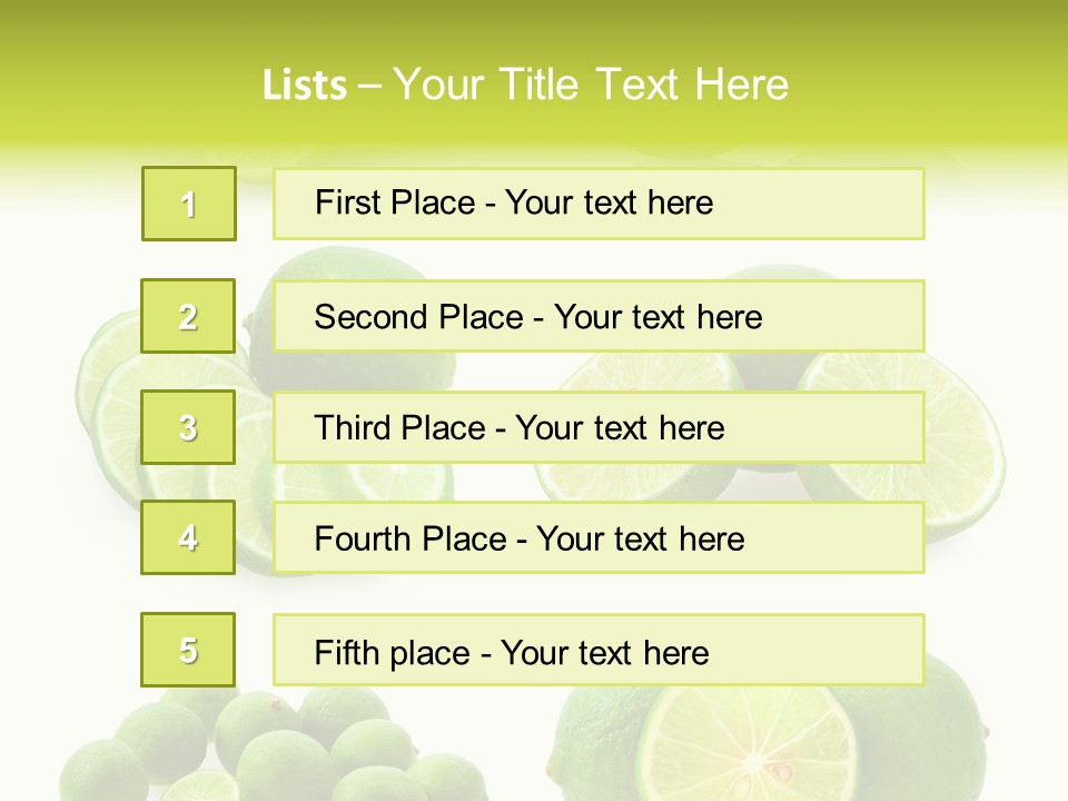 Food Fresh Cut PowerPoint Template