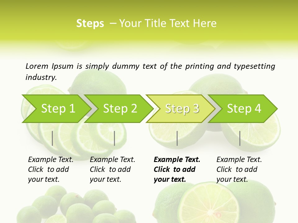 Food Fresh Cut PowerPoint Template