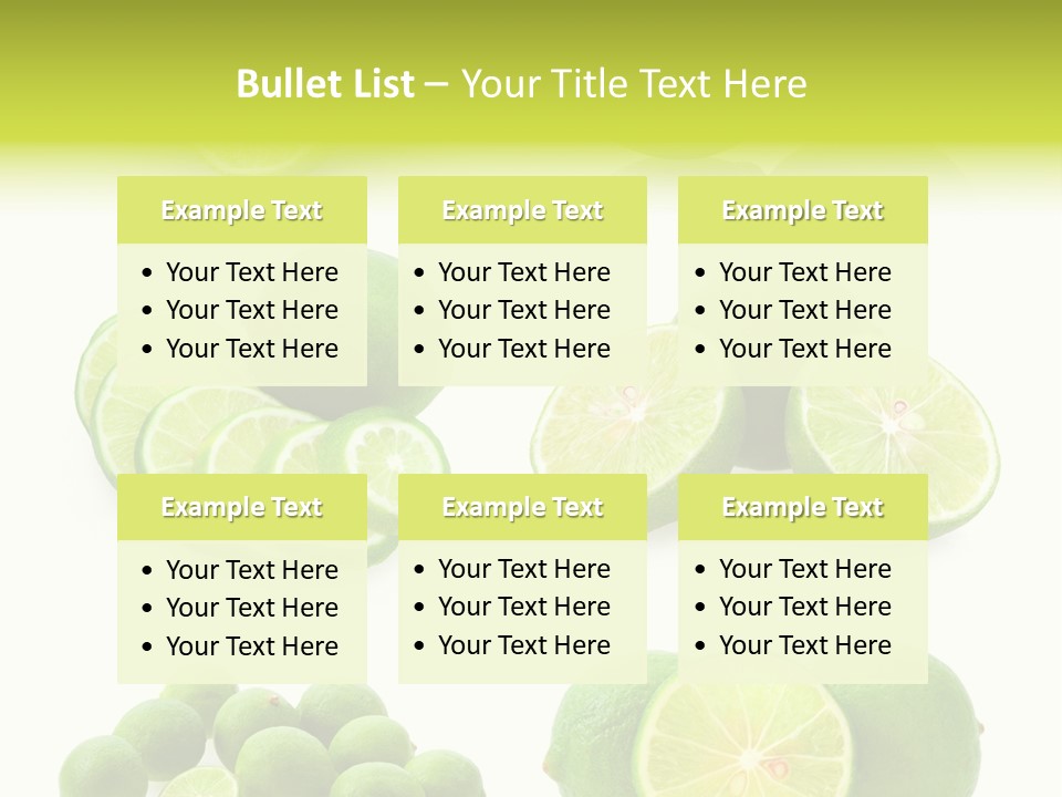 Food Fresh Cut PowerPoint Template