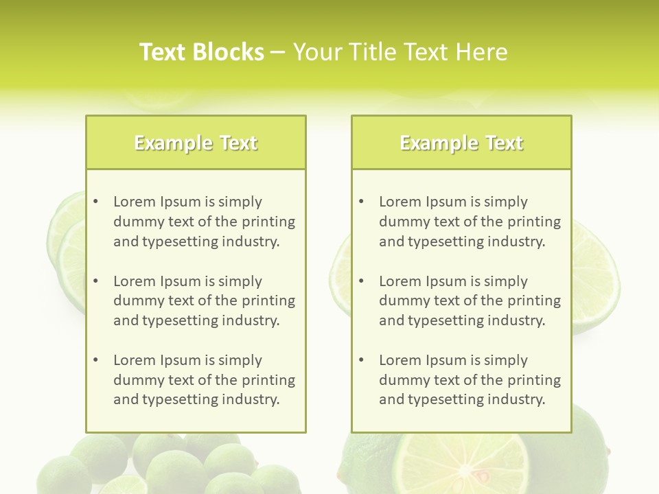 Food Fresh Cut PowerPoint Template
