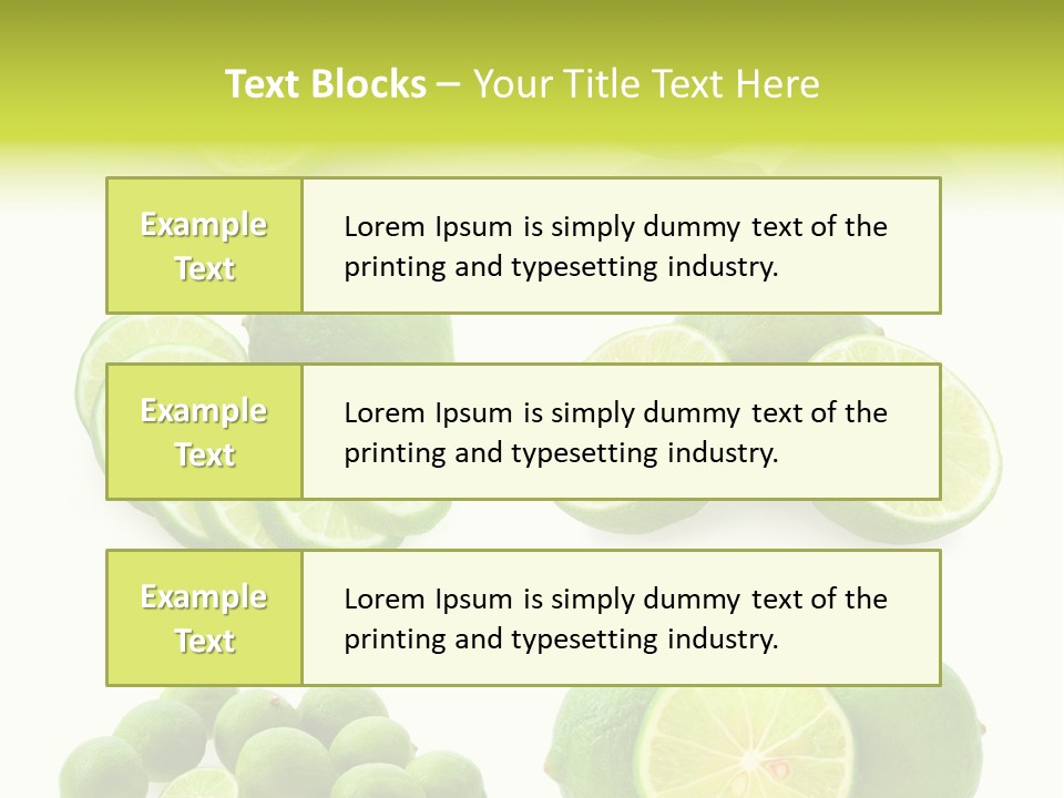 Food Fresh Cut PowerPoint Template