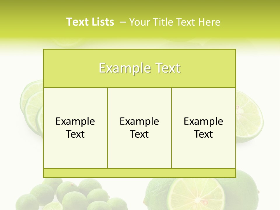 Food Fresh Cut PowerPoint Template