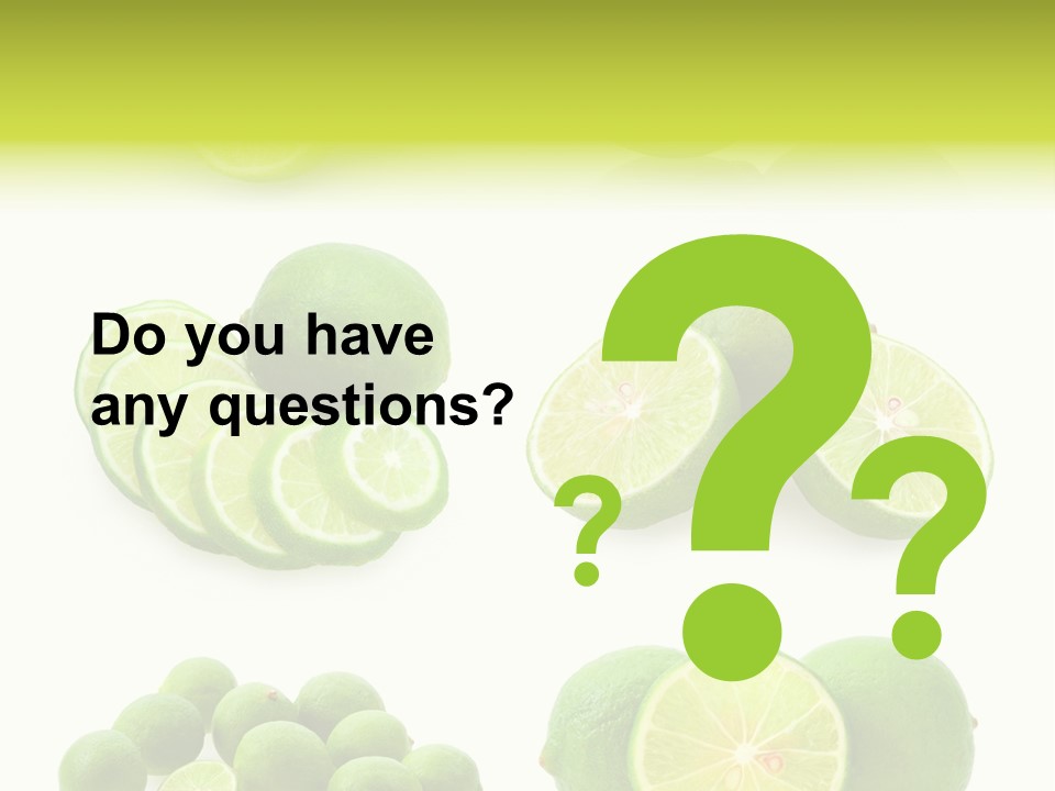 Food Fresh Cut PowerPoint Template