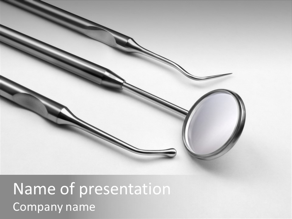 Dentist Accessory Pain PowerPoint Template