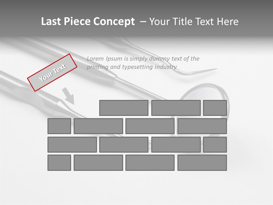Dentist Accessory Pain PowerPoint Template