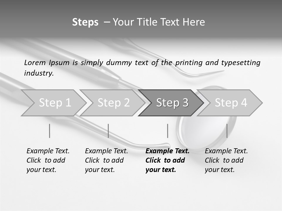 Dentist Accessory Pain PowerPoint Template