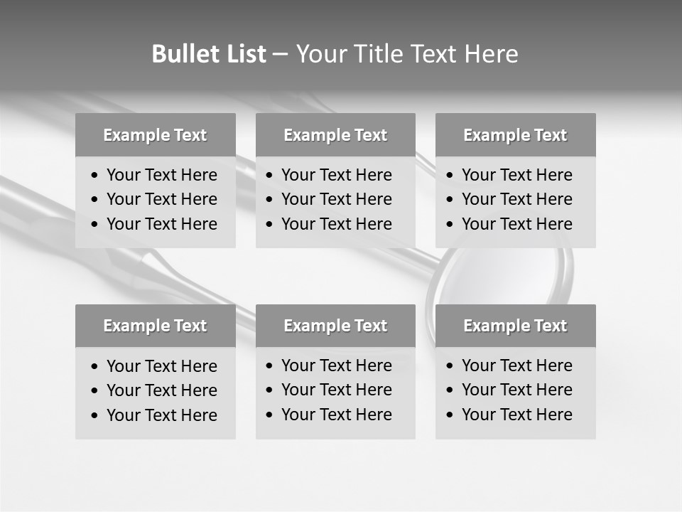 Dentist Accessory Pain PowerPoint Template