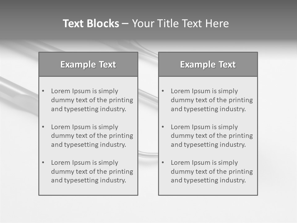 Dentist Accessory Pain PowerPoint Template