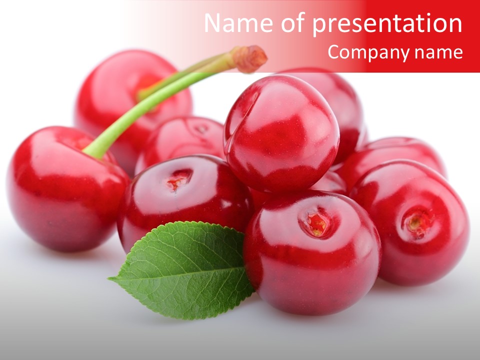 Red Raw Nature PowerPoint Template