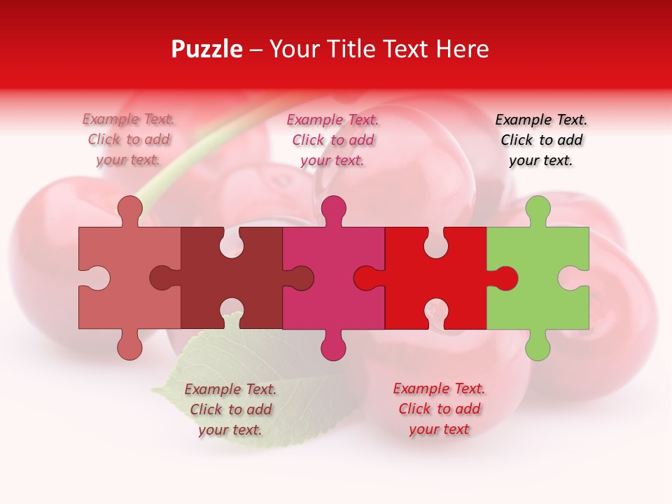 Red Raw Nature PowerPoint Template