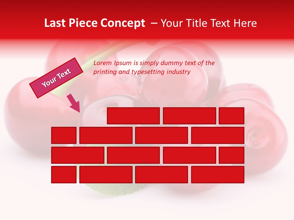 Red Raw Nature PowerPoint Template
