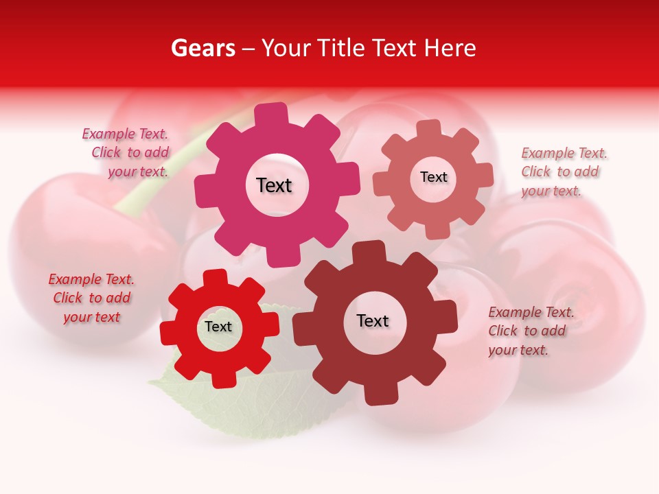 Red Raw Nature PowerPoint Template