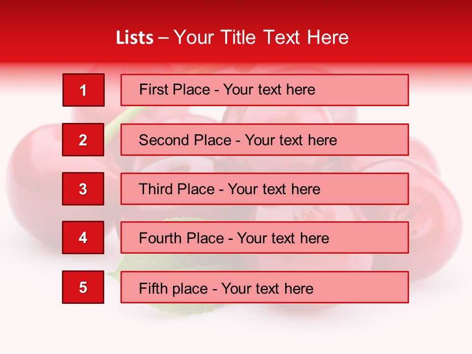 Red Raw Nature PowerPoint Template