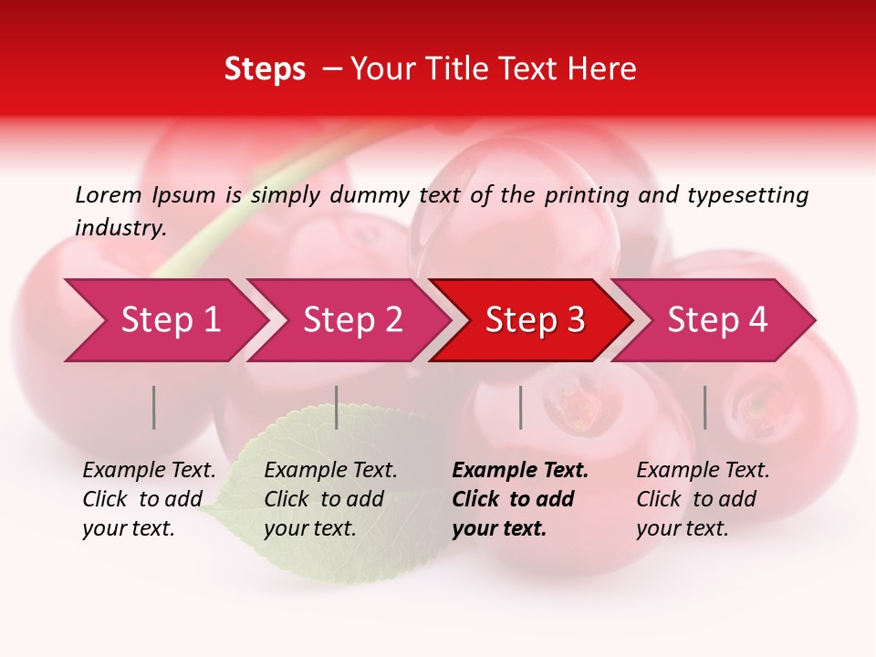 Red Raw Nature PowerPoint Template
