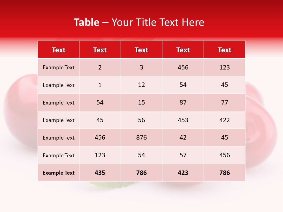 Red Raw Nature PowerPoint Template