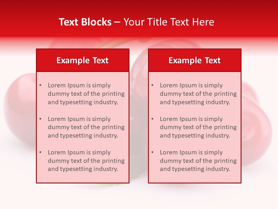 Red Raw Nature PowerPoint Template