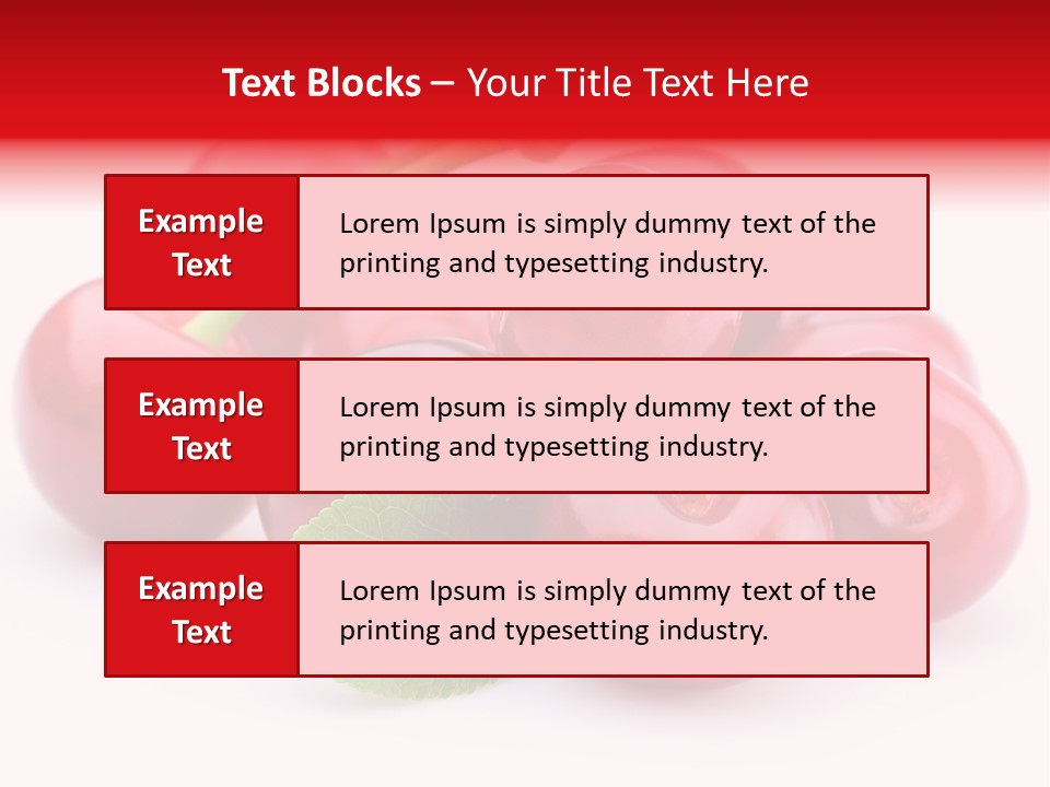 Red Raw Nature PowerPoint Template