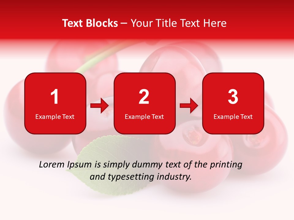 Red Raw Nature PowerPoint Template