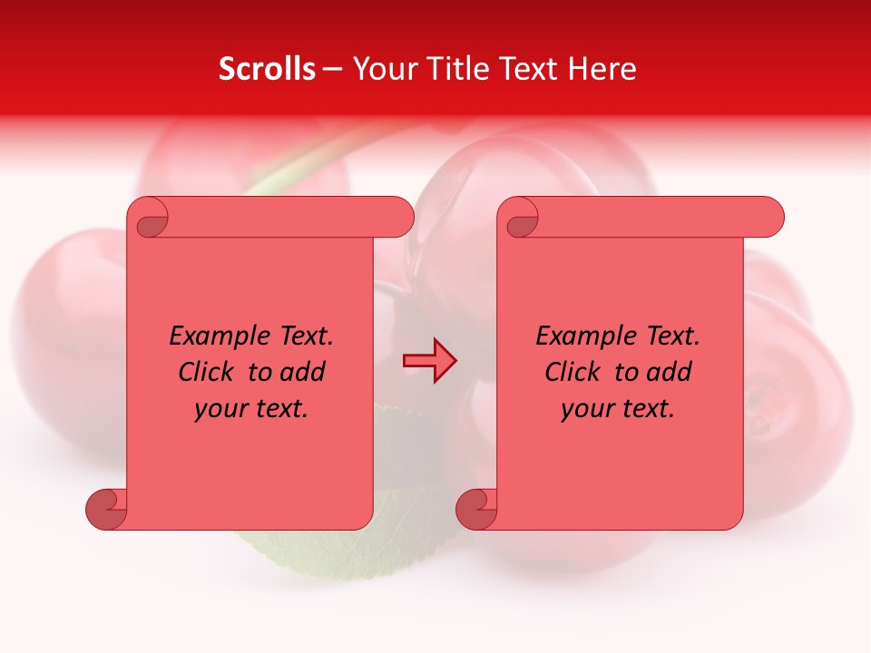 Red Raw Nature PowerPoint Template