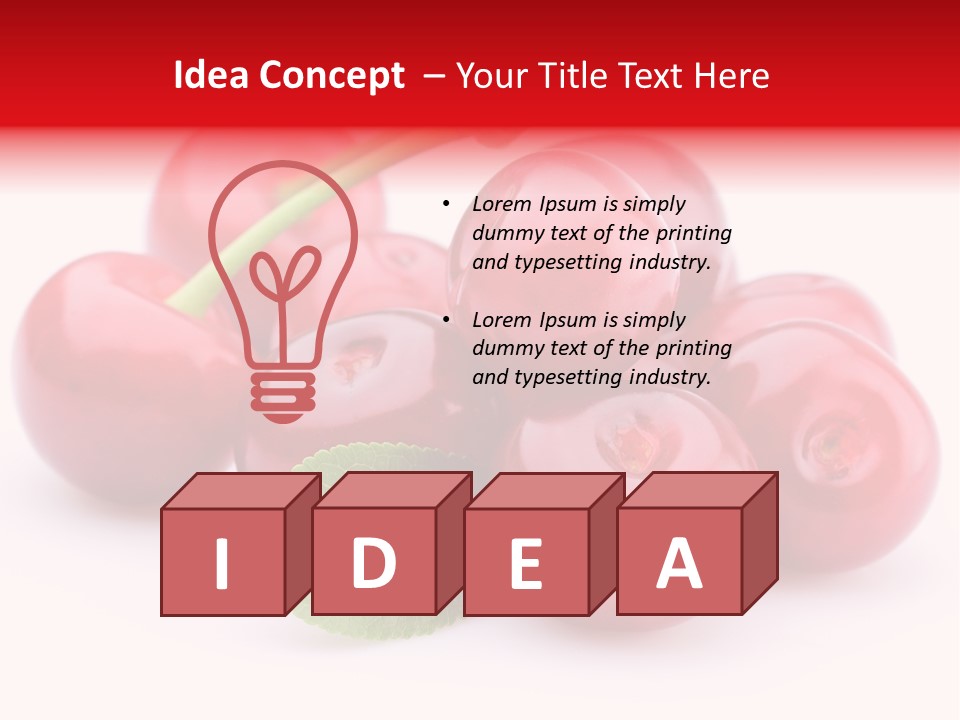 Red Raw Nature PowerPoint Template