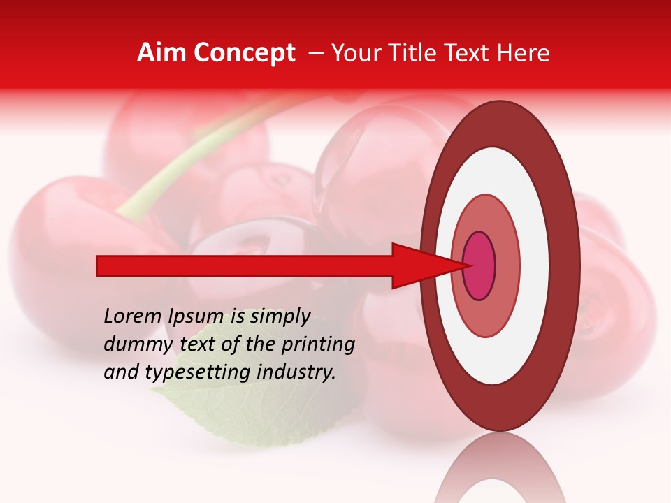 Red Raw Nature PowerPoint Template