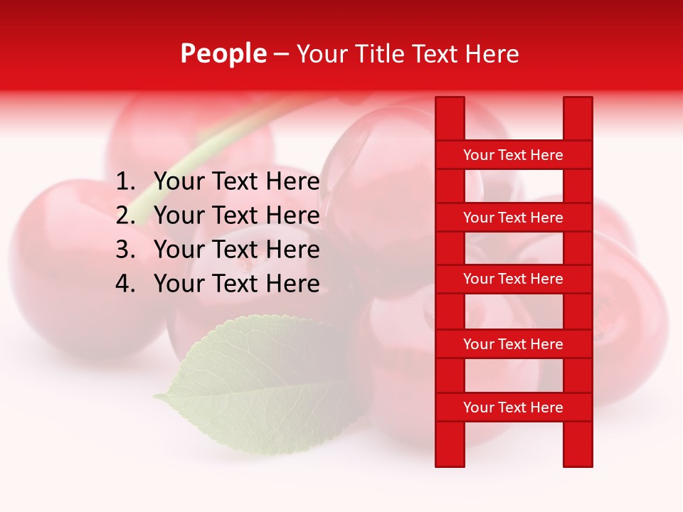 Red Raw Nature PowerPoint Template