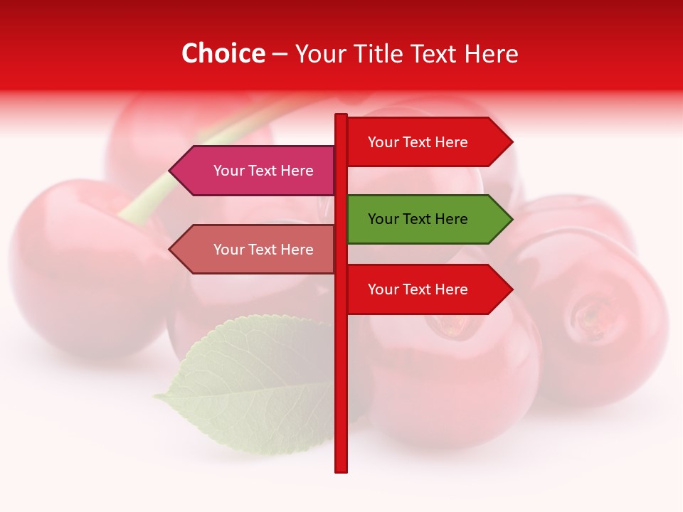 Red Raw Nature PowerPoint Template