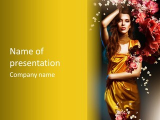 Table Meeting Character PowerPoint Template