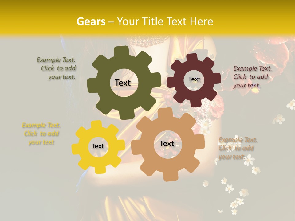 Table Meeting Character PowerPoint Template