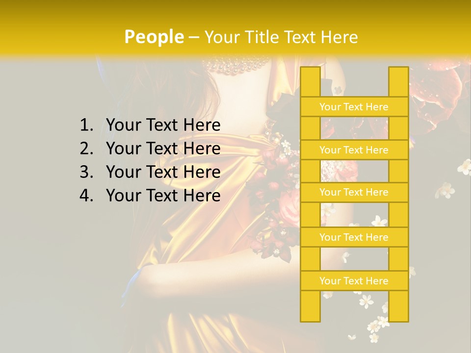 Table Meeting Character PowerPoint Template