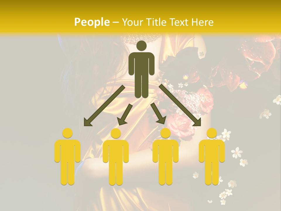 Table Meeting Character PowerPoint Template