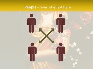 Table Meeting Character PowerPoint Template