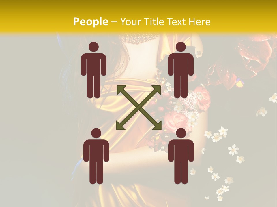 Table Meeting Character PowerPoint Template