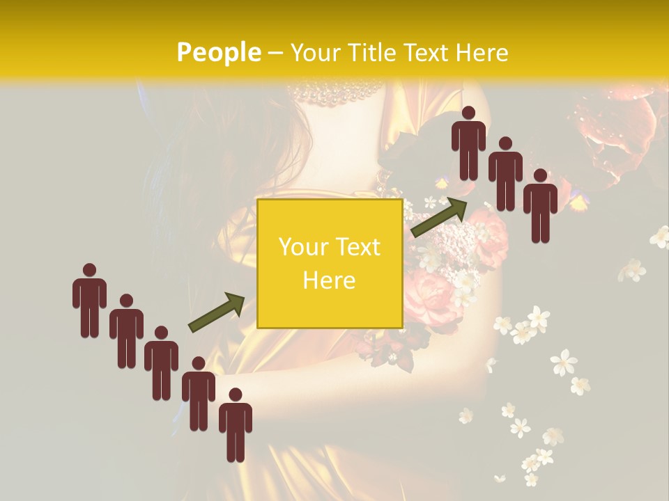 Table Meeting Character PowerPoint Template