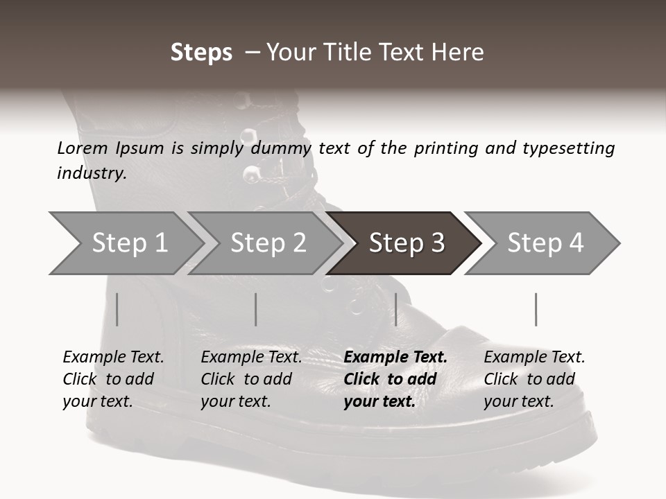 Boot Protection Landings PowerPoint Template
