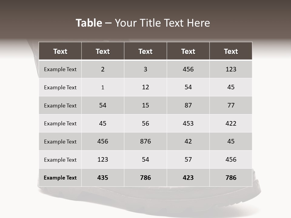 Boot Protection Landings PowerPoint Template