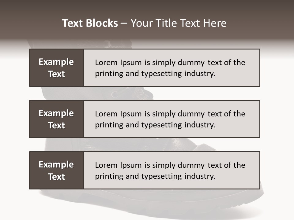 Boot Protection Landings PowerPoint Template