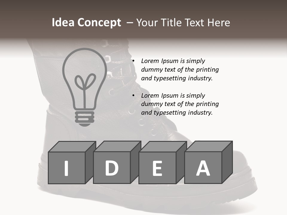 Boot Protection Landings PowerPoint Template