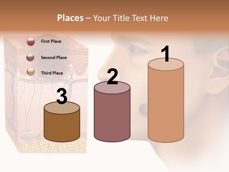 Skin Woman Degeneration PowerPoint Template