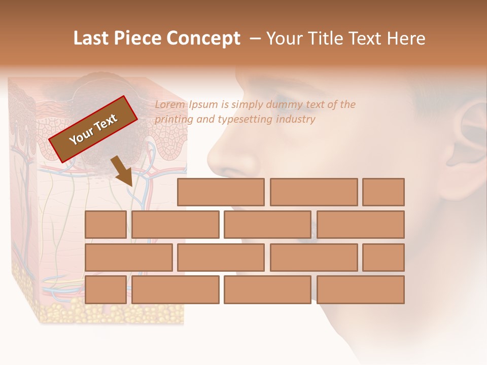 Skin Woman Degeneration PowerPoint Template