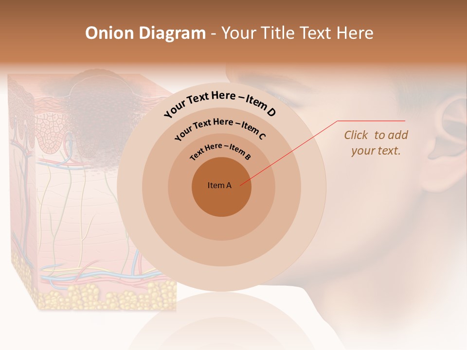 Skin Woman Degeneration PowerPoint Template