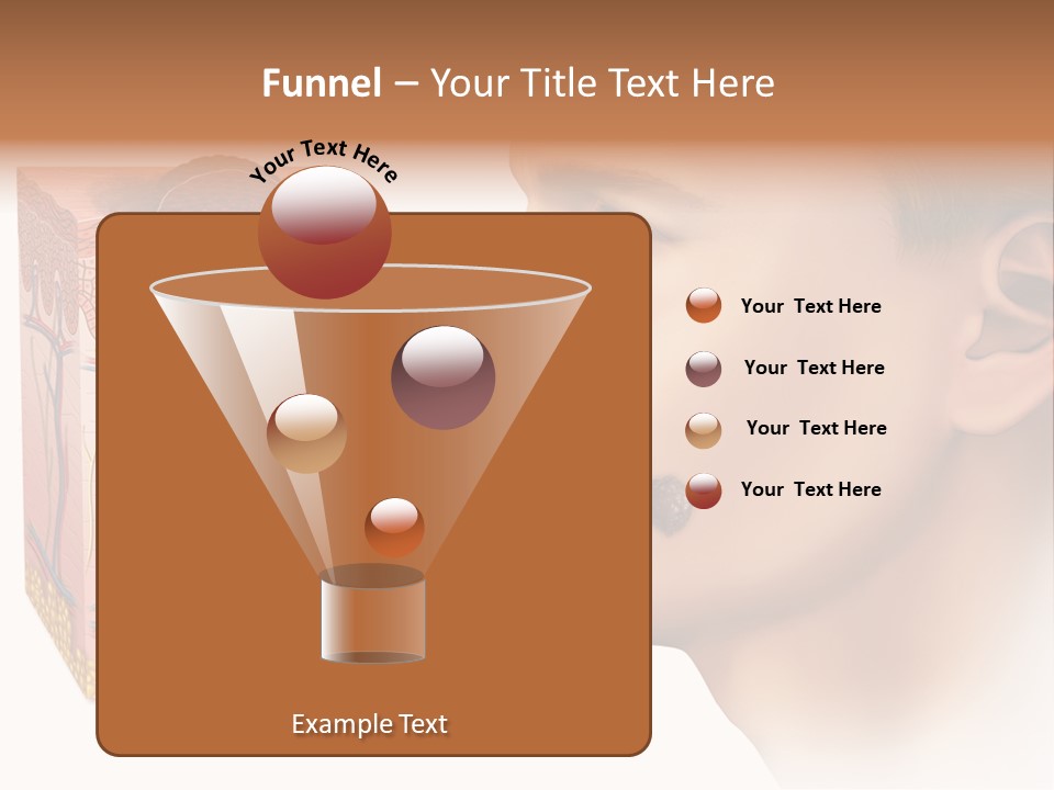 Skin Woman Degeneration PowerPoint Template