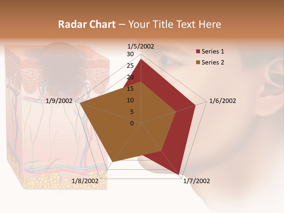 Skin Woman Degeneration PowerPoint Template