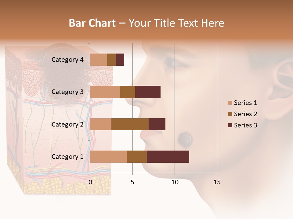 Skin Woman Degeneration PowerPoint Template